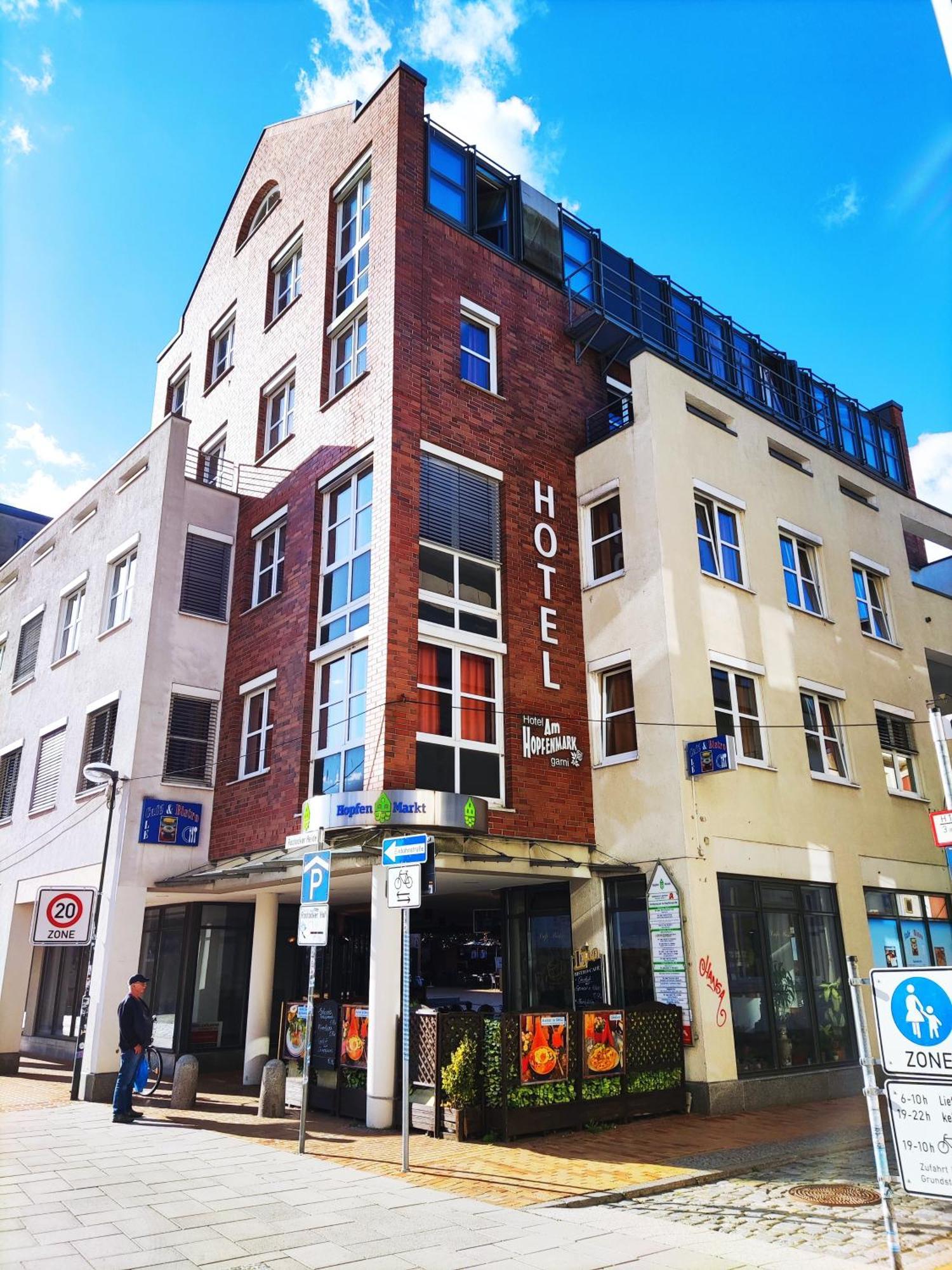 Hotel Am Hopfenmarkt Rostock Buitenkant foto